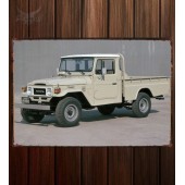 Металлическая табличка Toyota Land Cruiser Pickup (FJ45L)